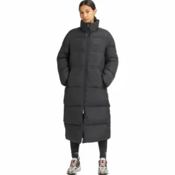 Pebble Drawstring Coat Black