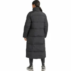 Pebble Drawstring Coat Black