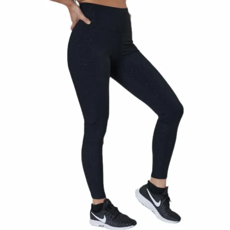 Peira W Embossed Tights W-pock Flerfärgad