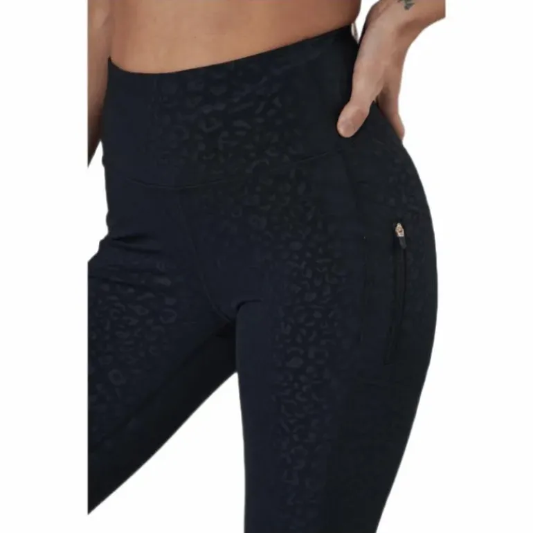 Peira W Embossed Tights W-pock Flerfärgad
