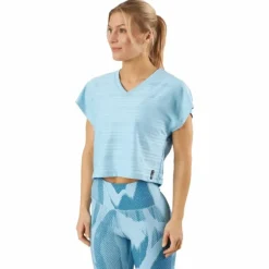 Perforated T-Shirt Blue Pearl