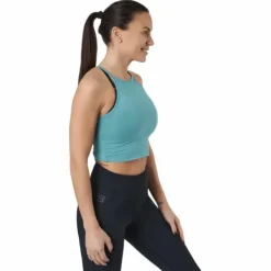 Performance Crop Hal Teal Green