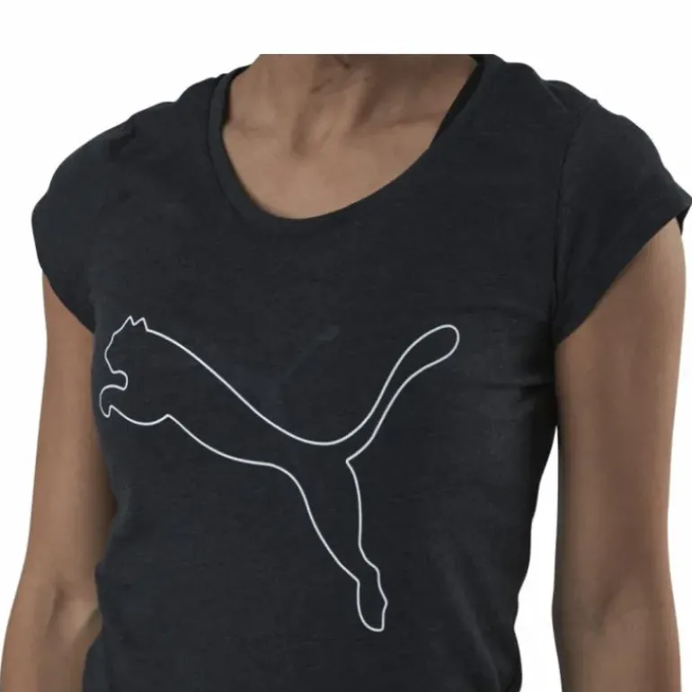 Performance Heather Cat Tee Grey