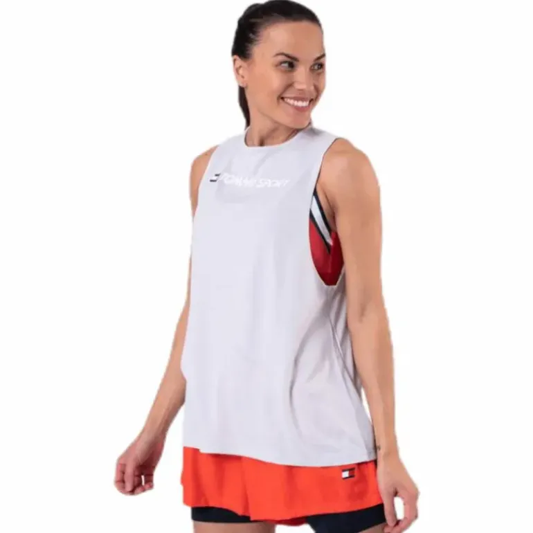 Performance Tank Top Logo Grey