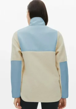 Phoebe Blocked Pile Jacket Skyway