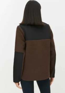 Phoebe Pile Jacket Seal Brown