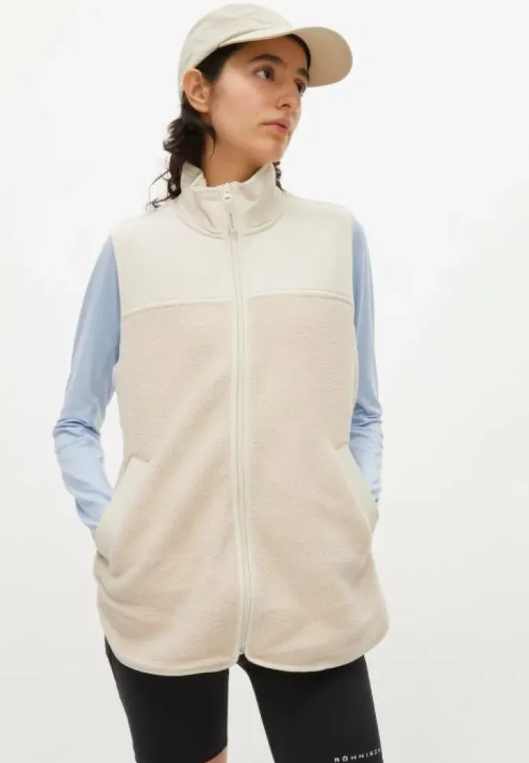 Phoebe Pile Vest Vanilla Ice