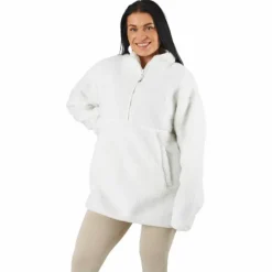 Pile Full Zip Beige