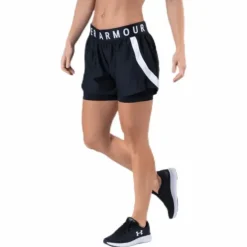 Play Up 2-in-1 Shorts Black