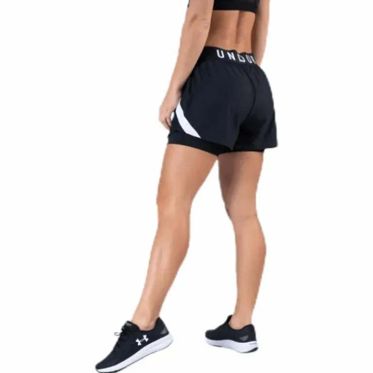Play Up 2-in-1 Shorts Black