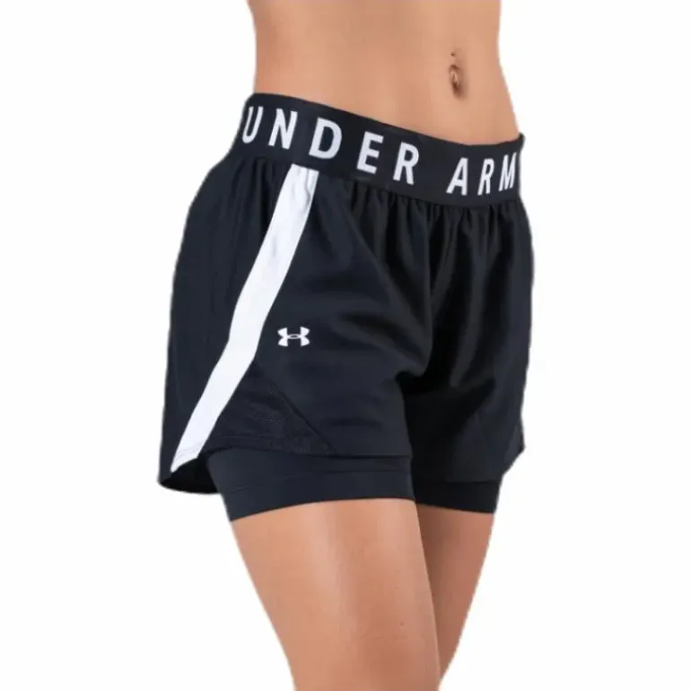 Play Up 2-in-1 Shorts Black