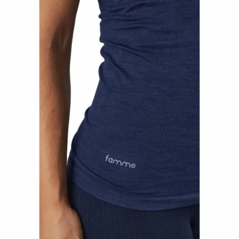 Power Tank Top Navy Blue