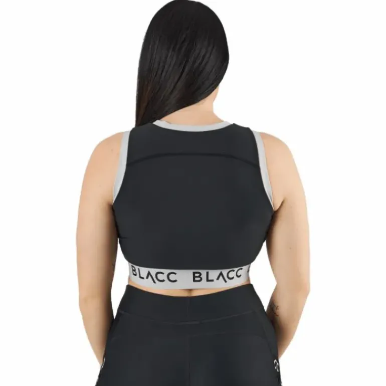 Power X Crop Top 2.0 Black/white