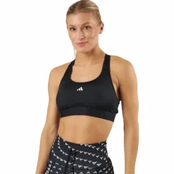 PowerReact Training Medium-Support Bra Black