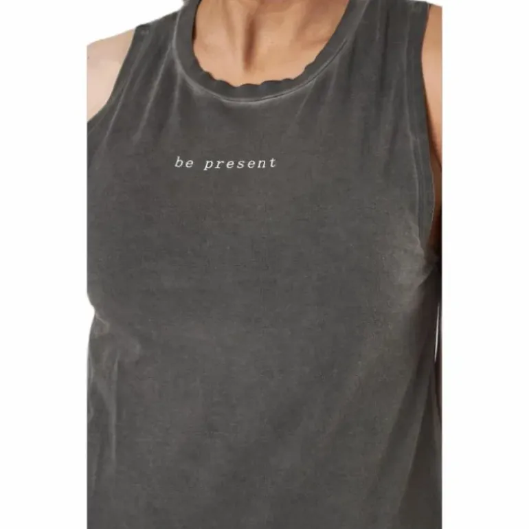 Present Tank Top Black/Grey