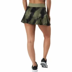 Printed Match Skirt P.blue 000/brown