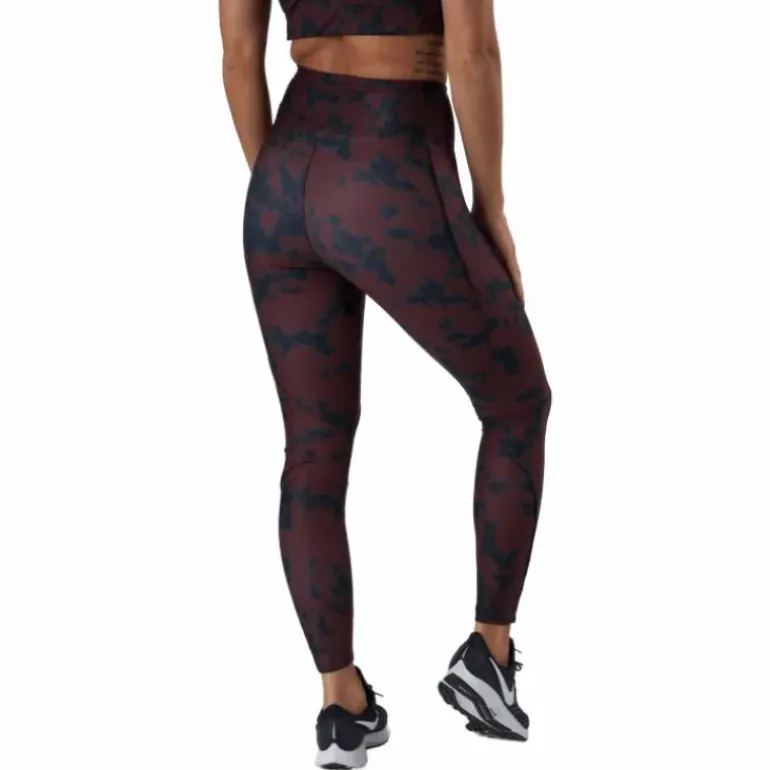 Printed Piping Tights Black Miniature Myth