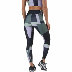Printed Sport Tights Green