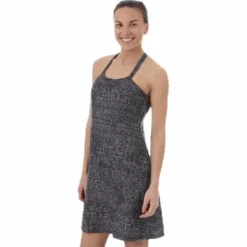 Pristine Dress Patterned/Black
