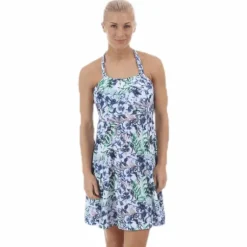 Pristine Dress Patterned/White