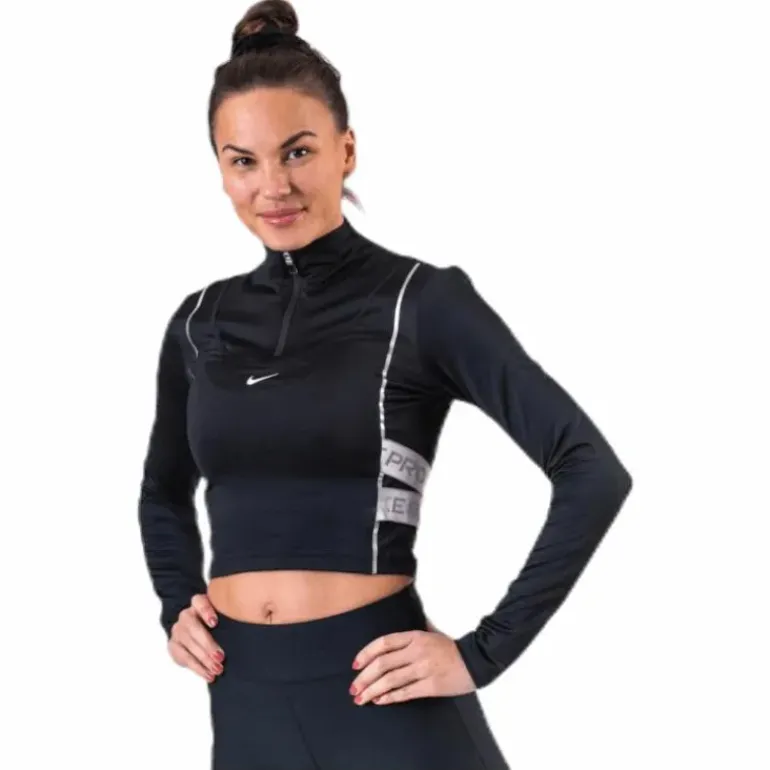 Pro HyperWarm Half-Zip Black/Silver