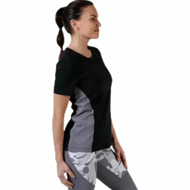 Pro Short-Sleeve Top Black/Grey