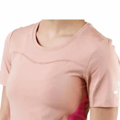 Pro Short-Sleeve Top Pink/White