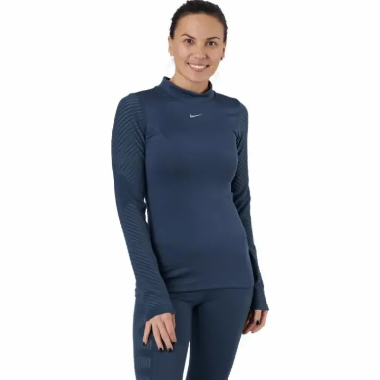 Pro Therma-fit Adv Women's Lon Thunder Blue/metallic Silver