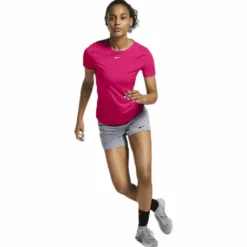 Pro Top SS All Over Mesh Pink/White