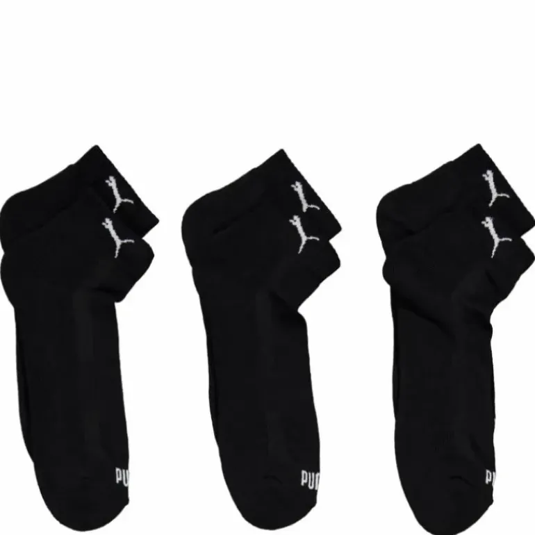 Puma Unisex Cushioned Quarter Black