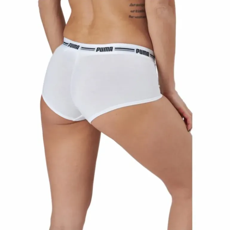 Puma Women Mini Short 2p Pack White / White