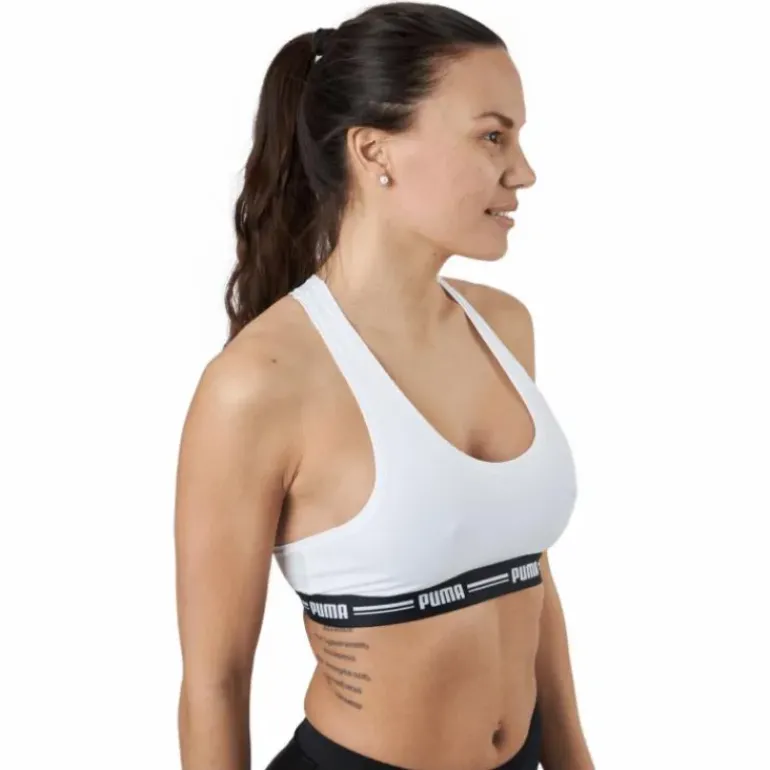 Puma Women Racer Back Top 1p H White