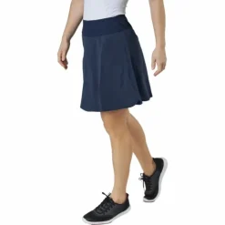 Pwrshape Solid Skirt Navy Blazer