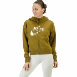 Rally Metallic FZ Hoodie Green