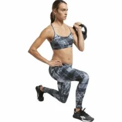RC Skinny Bra AOP Black