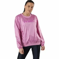 Recover Woven Shine Crew Pink