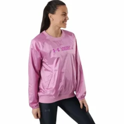 Recover Woven Shine Crew Pink