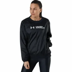 Recover Woven Shine Crew Black