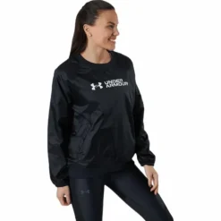 Recover Woven Shine Crew Black