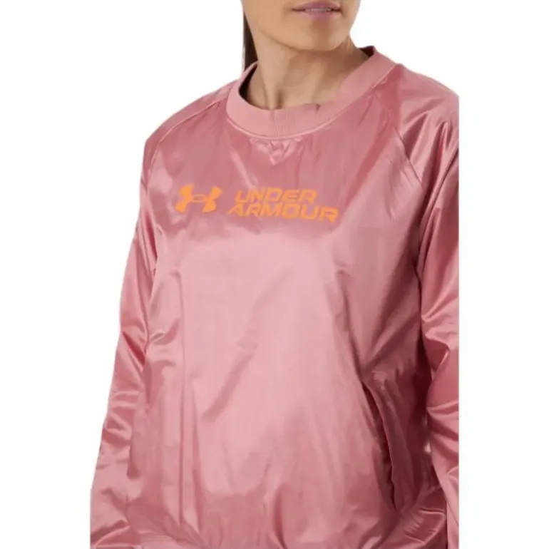 Recover Woven Shine Crew Pink