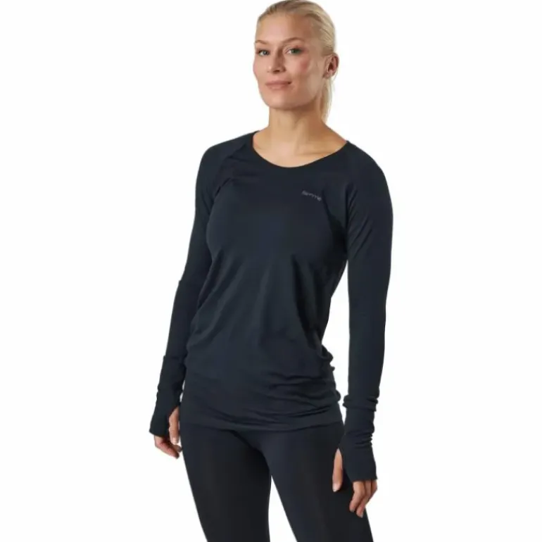 Refine Ls T-shirt Black