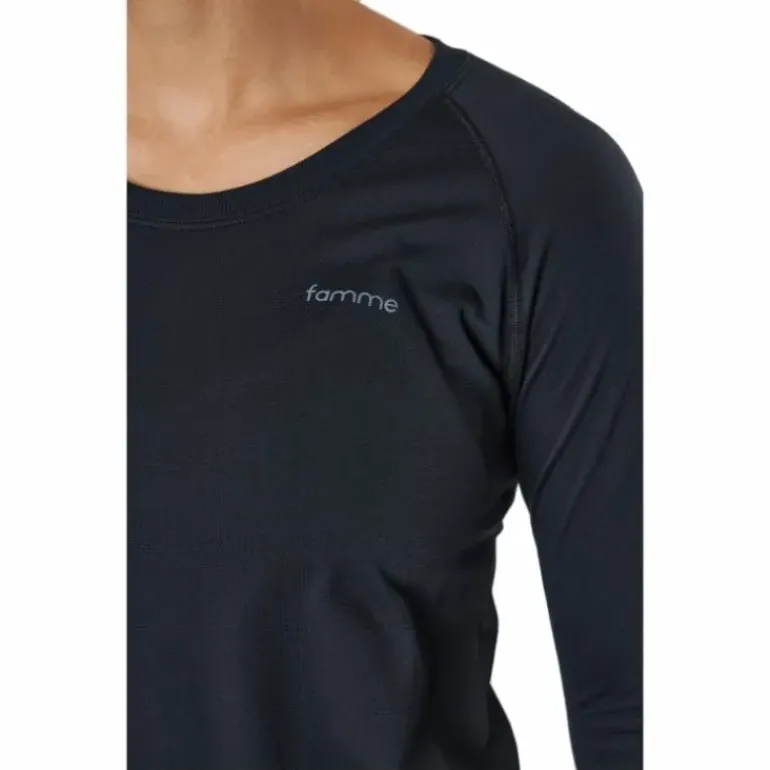 Refine Ls T-shirt Black