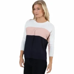 Regitze 3/4 Pullover Knt White