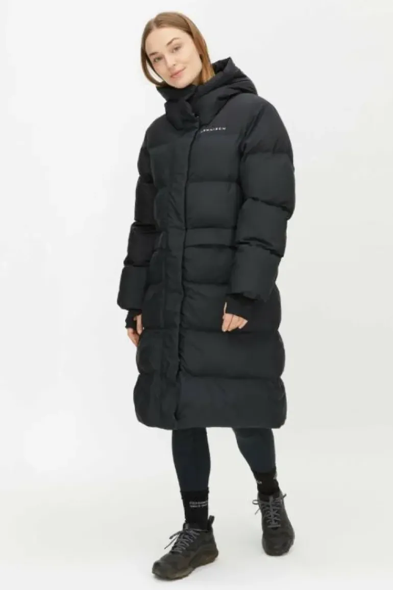 Reign Hood Coat Black