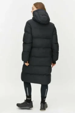 Reign Hood Coat Black