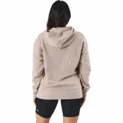 Relaxed Hoodie with Healing Crystals-Inspired Graphics Wontau/White