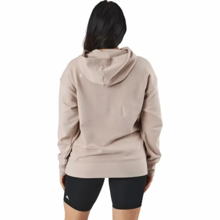 Relaxed Hoodie with Healing Crystals-Inspired Graphics Wontau/White