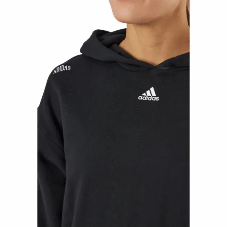 Relaxed Hoodie with Healing Crystals-Inspired Graphics Black
