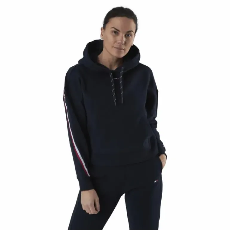 Relaxed Tape Hood Blue