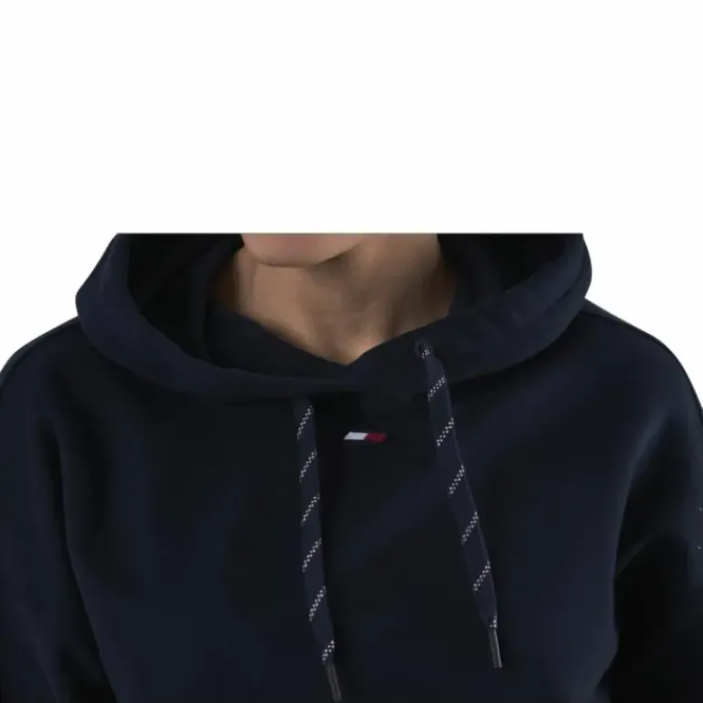 Relaxed Tape Hood Blue